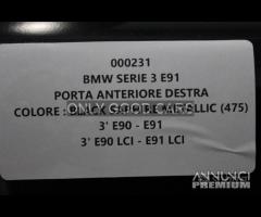 BMW Serie 3 E90 E91 porta anteriore destra 000231