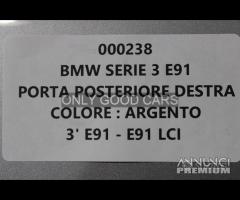 BMW Serie 3 E91 porta posteriore destra 000238