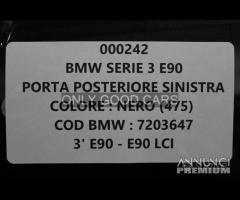 BMW Serie 3 E90 porta posteriore sinistra 000243