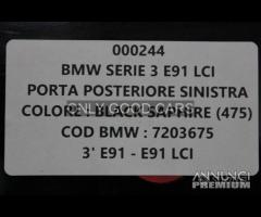 BMW Serie 3 E91 porta posteriore sinistra 000244