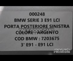 BMW Serie 3 E91 porta posteriore sinistra 000248