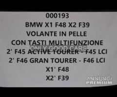 BMW F48 F39 F45 F46 volante in pelle 000193