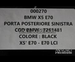 BMW X5 E70 porta posteriore sinistra 000270