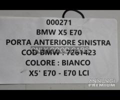 BMW X5 E70 porta anteriore sinistra 000271