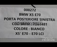 BMW X5 E70 porta posteriore sinistra 000272