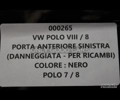 VW POLO VIII porta anteriore sinistra 000265