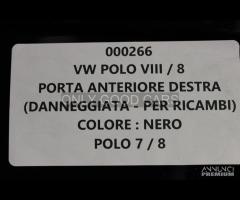 VW POLO VIII porta anteriore destra 000266