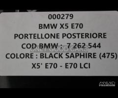 BMW X5 E70 Portellone Posteriore 000279