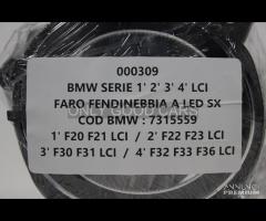 BMW SERIE 1 2 3 4 fendinebbia led sinistro 000309