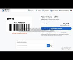 BMW X4 F26 airbag a tendina destra 000318