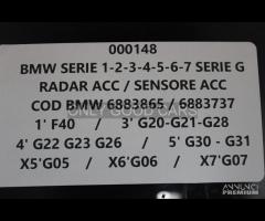 BMW SERIE G 1-2-3-4-5-6-7 Radar ACC 000147