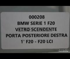 BMW Serie1 F20 Vetro porta posteriore dx 000208 - 3