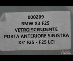 BMW X3 F25 Vetro porta ant sinistra 000209