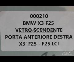 BMW X3 F25 Vetro porta ant dEstra 000210 - 3