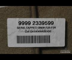 BMW X3 X4 F25 F26 Set tappetini interni 000289 - 4