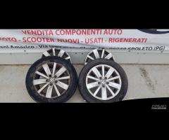 4x CERCHI IN LEGA VOLKSWAGEN PASSAT-GOLF-JETTA 16\"