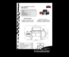 Verricello 10000Lb 12V rimorchi e macchine 4X4