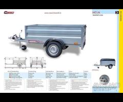 Rimorchio Cresci H7 A 750/600/450 Kg