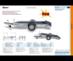 Rimorchi trasp cose veicoli con ramp Cresci PT10