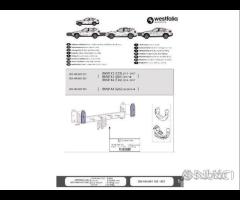 Kit gancio traino vert westfalia bmw x3, x4 - 2