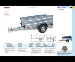 Rimorchio Cresci H7 SFA 750 Kg