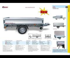 Rimorchio Cresci Rimorchi A9L Sponde allu Apribili