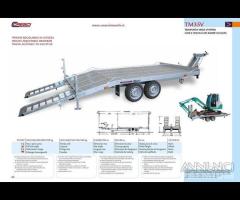 Rimorchio trasporto cose e veicoli Cresci TM35V - 1