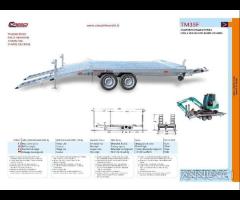 Rimorchi trasp cose veicoli con rampe Cresci TM35F - 1