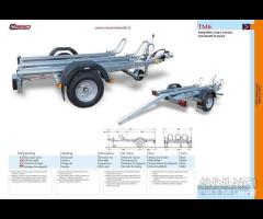 Rimorchio Trasporto 3 moto Cresci TM6 - 1