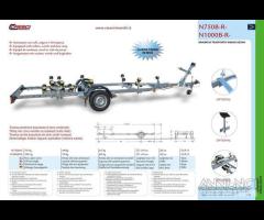 Rimorchio trasporto imbarcazioni Cresci N750BR