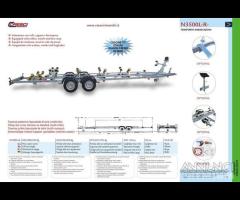 Rimorchio trasporto imbarcazioni Cresci N3500LR