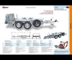 Rimorchio trasporto cose e veicoli Cresci TMF