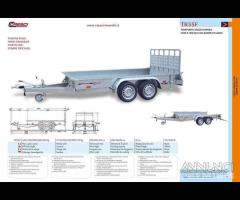 Rimorchio trasporto cose e veicoli Cresci TR35F