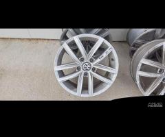 4x CERCHI IN LEGA VOLKSWAGEN GOLF PASSAT 16\" - 6