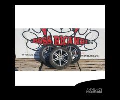 1x CERCHIO IN LEGA CON GOMMA LANCIA THEMA 18\"5X115