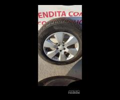 4x CERCHI IN LEGA + PNEUMATICI SUBARU 5x100 DA 17\" - 9