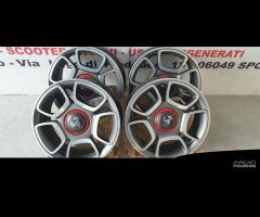 4x cerchi in lega abarth fiat 500 punto 17