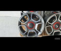 4x cerchi in lega abarth fiat 500 punto 17