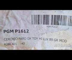 Cerchio faro toyota hilux dx del 89 pgm p1612 - 3