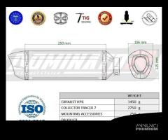 SCARICO COMPLETO HP6 TITANIO YAMAHA TRACER 7 / GT