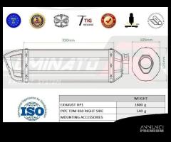 SCARICO TERMINALE TERMINALI YAMAHA TDM 850 - 5