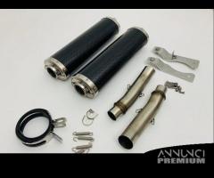 Kit scarichi completo basso ducati monster carbura