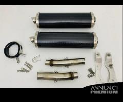 Kit scarichi completo basso ducati monster carbura