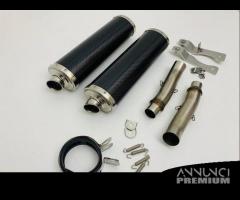 Kit scarichi completo basso ducati monster carbura