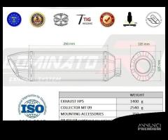 SCARICO COMPLETO HP5 TITANIO YAMAHA MT 09 / FZ 09 - 5