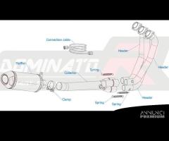 SCARICO COMPLETO HP3 TITANIO YAMAHA MT 09 / FZ 09 - 6