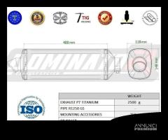 SCARICO TERMINALE P7 TITANIO OMOLOGATO BMW R1250GS