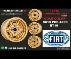 Cerchi cromodora cd66 8x13 4x98 et-3 FIAT ORO - 1