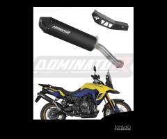 SCARICO TERMINALE MX2 TITANIO BLACK SUZUKI V-STROM - 1