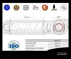 SCARICO COMPLETO MX2 TITANIO SUZUKI V-STROM 800 DE